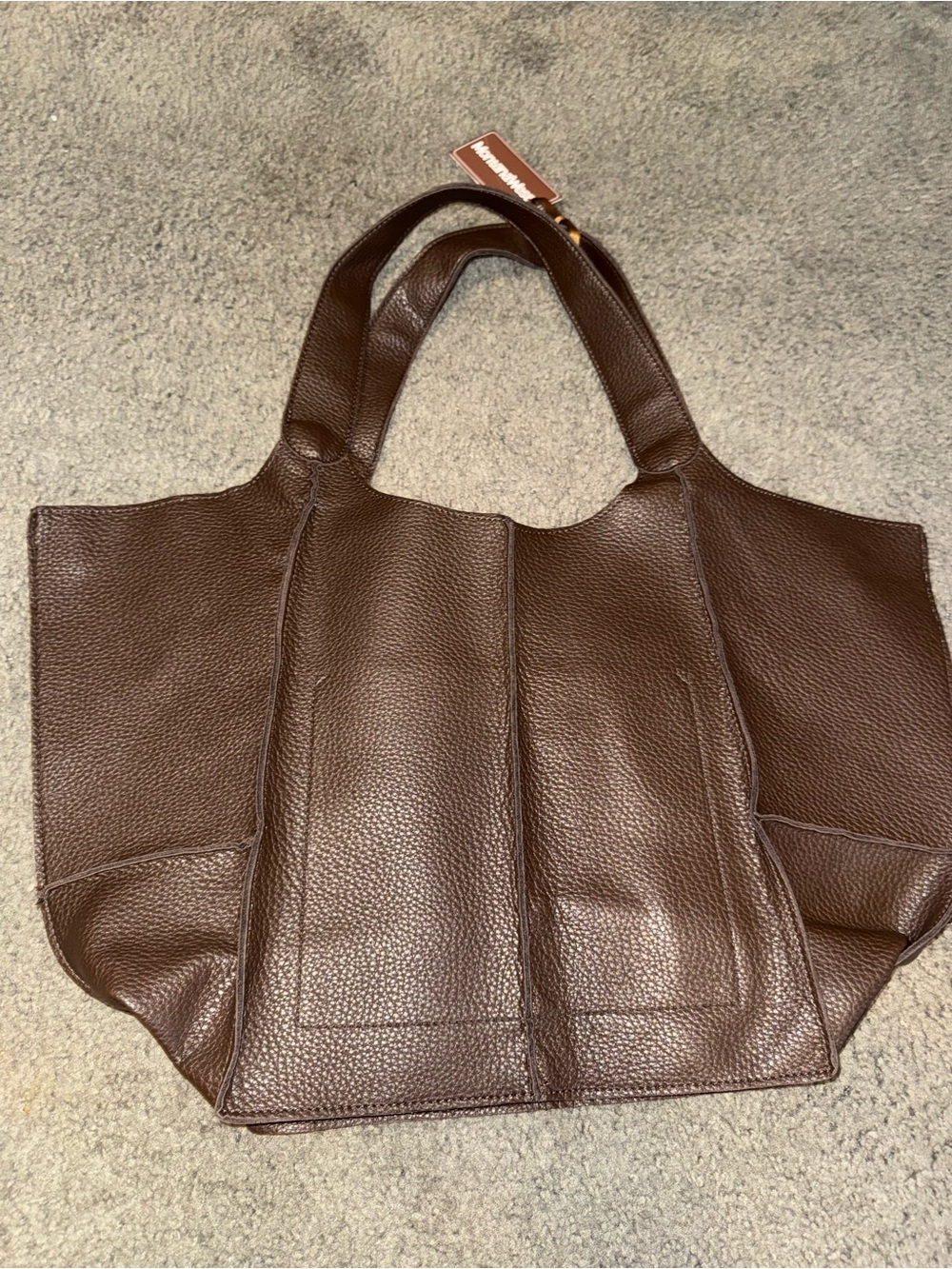 Montana West Brown Pebbled Leather Shoulder Bag